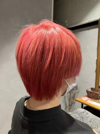 ショート カラー ✨ハイトーン カラー福岡拓也✨のヘアスタイル