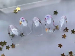 ネイル rukianail 新里のネイルデザイン