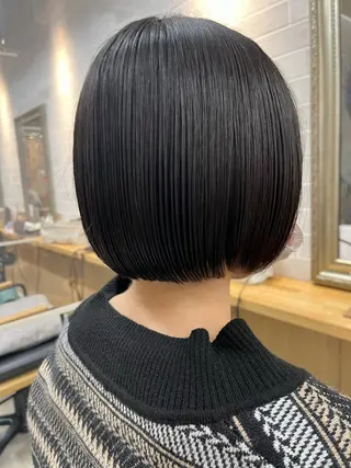 ショート カラー パーマ ヘアアレンジ Riposo.所属・✨艶髪✨ 奈須晴香のヘアスタイル