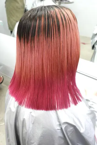 ミディアム ✨ブリーチ/顔周り レイヤー¦YUKA✨のヘアスタイル