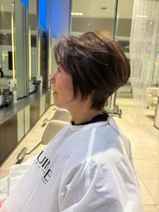 ショート JEAN CLAUDE BIGUINE 横浜ベイクォーター店所属・Koharu 髪質改善カラーのヘアスタイル