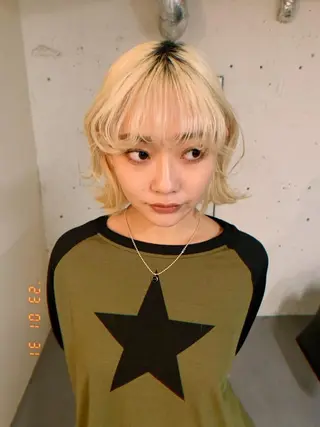 ショート カラー ハッシュカット/ MAYAのヘアスタイル