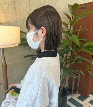 カラー ハイライトカラー MINAMIのヘアスタイル