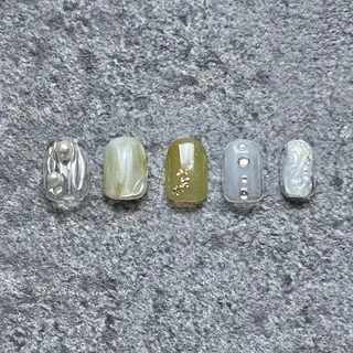 ネイル 自由が丘サロン あやめ💅のネイルデザイン