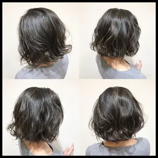 ミディアム カラー 似合わせ/ブリーチ カラー.岡田友仁のヘアスタイル