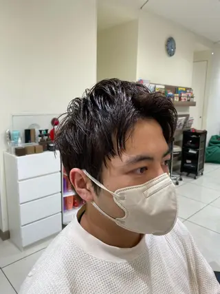 ショート カラー メンズ 金井 祥 🐈‍⬛のヘアスタイル