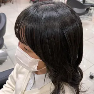 ミディアム 【センターパート/ マッシュ】ryokaのヘアスタイル