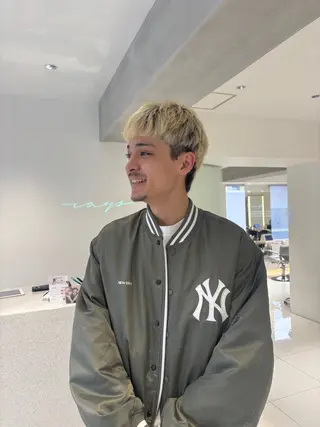 メンズ ️🩵RINKA/ ハイトーンカラー🩵のヘアスタイル