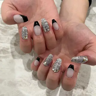 ネイル ＿WHITE+南海難波店所属・_WHITE+ 南海難波店のネイルデザイン