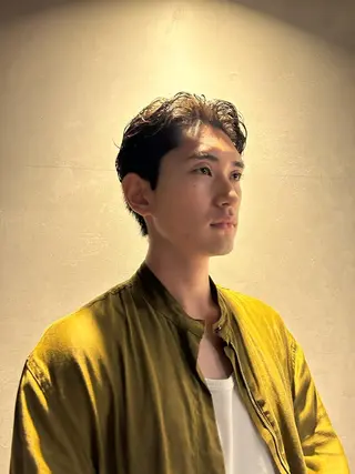 ショート パーマ メンズ メンズヘア/透明感 カラー/ayatoのヘアスタイル