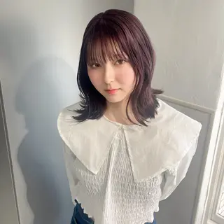 ミディアム カラー ねいるとあいの店キュプレ橘通店所属・harua キュプレ/アイリストのマツエク・マツパデザイン