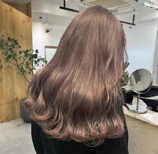 セミロング オリーブ/縮毛♡ Natsuno🩰のヘアスタイル