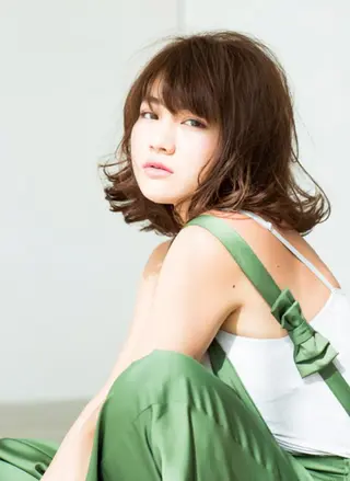 ミディアム カラー 久保 敏之のヘアスタイル