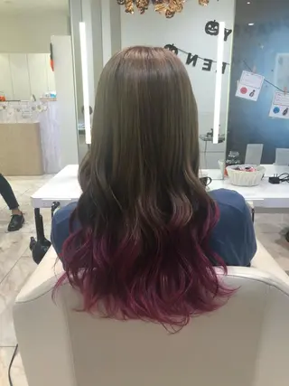 ロング カラー ナチュラル艶カラー 🤎maoのヘアスタイル