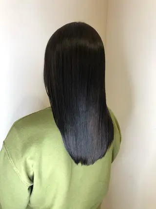 セミロング カラー ヘアアレンジ 髪質改善 MAKIのヘアスタイル