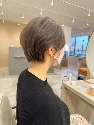 ショート ショート/ 似合わせカットモカのヘアスタイル