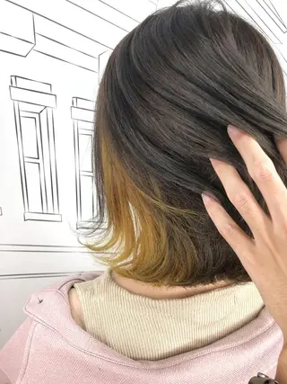 ミディアム カラー レイヤー⭐️カラー ⭐️平川雅史のヘアスタイル