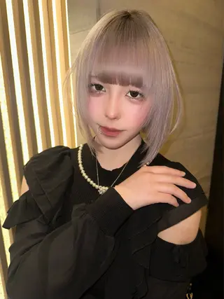 カラー 田中 莉香のヘアスタイル