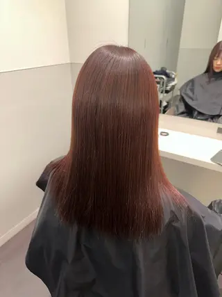 セミロング カラー Wisteria所属・美髪特化✨ 伊織✨縮毛矯正✨のヘアスタイル