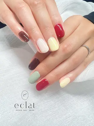 ミディアム eclat.nail エクラネイルのネイルデザイン