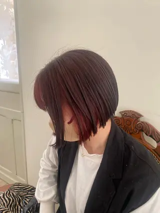 ショート カラー 【nui 茨木】 原田美紅のヘアスタイル