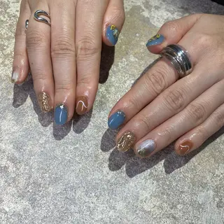 ネイル Amber21.所属・Nagahama Akariのネイルデザイン