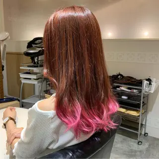 セミロング カラー 中島 直哉のヘアスタイル