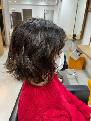 パーマ 🐬脱白髪染めカラー 清水大世🐬のヘアスタイル