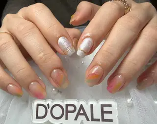 ネイル D‘OPALEサロン所属・長さ出し専門店 上野kkのネイルデザイン