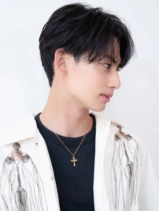 ショート HIROKI /メンズ/艶カラーのヘアスタイル