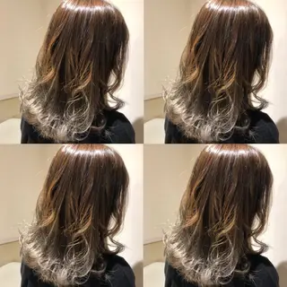 セミロング カラー Minami. 🩵 再現性特化ヘアのヘアスタイル