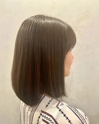 ミディアム 小川 夏生のヘアスタイル