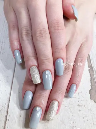 ネイル 北浦和 自爪育成ケアのネイルデザイン