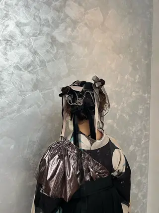 ヘアアレンジ ☘️折戸結菜☘️ ハイトーンカラーのヘアスタイル