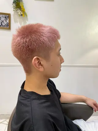 カラー メンズ 谷 健吾のヘアスタイル