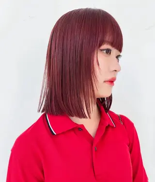 ミディアム カラー hemm,hemm.所属・似合わせヘア 💐たかさきかなこのヘアスタイル