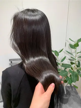 ロング カラー CHAINON所属・🤎HAZUKI🤎 ハイトーン✨のヘアスタイル