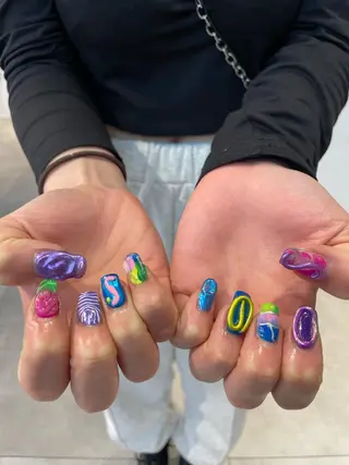 ネイル hair&nail ☯️アイリ☯️のネイルデザイン