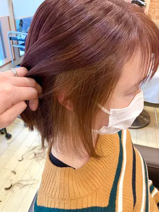 ミディアム カラー ヘアリゾートハピネス所属・🌈 🌈スズキエリカのマツエク・マツパデザイン