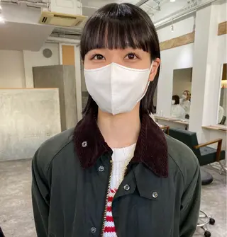 ショート カラー 森貴裕/ベージュ/ パーマ/オリーブのヘアスタイル