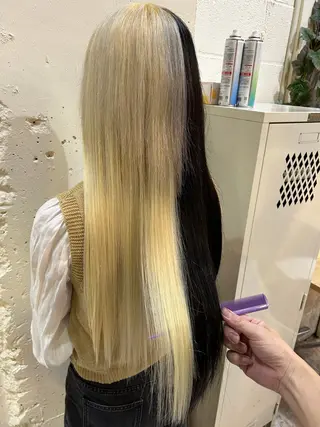 ロング カラー 6Dエクステ 鳥谷ミナトのヘアスタイル