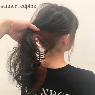 ロング カラー ヘアアレンジ TONE所属・透明感カラー/ 韓国ヘア/縮毛矯正のヘアスタイル