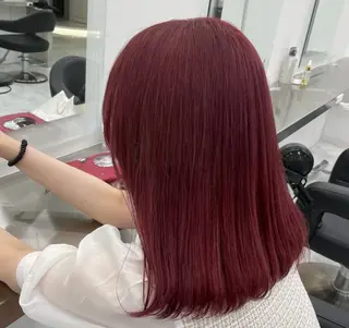 ミディアム カラー 🤍セット簡単パーマ 🤍TAMAKIのヘアスタイル