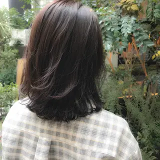 ミディアム LOMA🇰🇷 銀座クボタのヘアスタイル