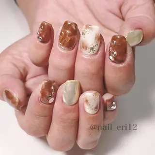 ショート ネイル nail salon &e eriのネイルデザイン
