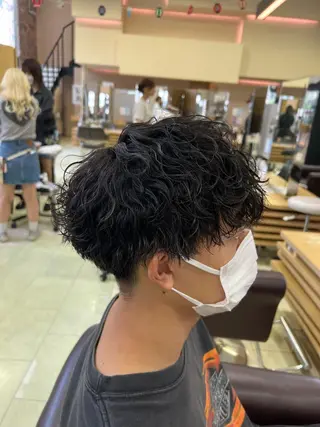 パーマ メンズ メンズカット松戸/韓 国/メンズパーマ航太のヘアスタイル