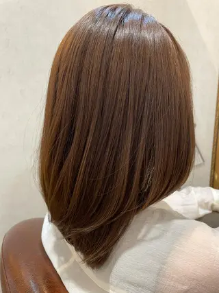 ミディアム 透明感カラー💎 AYAのヘアスタイル