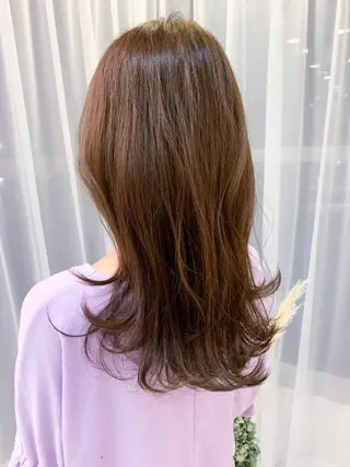 セミロング カラー モリシュンスケ /レイヤー/髪質改善のヘアスタイル