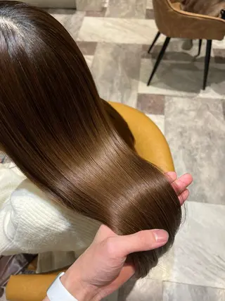 ロング レイヤーカット/ 顔周り 五島巨幹のヘアスタイル