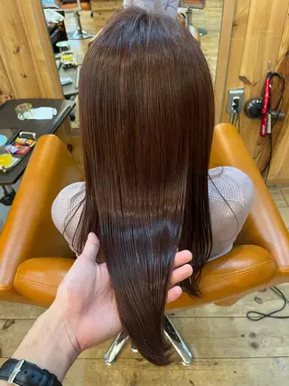 ロング ⚪️髪質改善 縮毛 店長 コウ⚪️のヘアスタイル